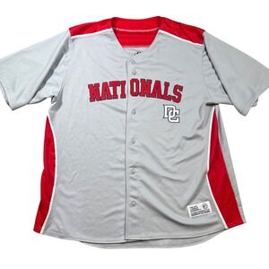 Nationals Baseball Jersey MLB Gray‎ Red Jersey 2XL Dynasty
